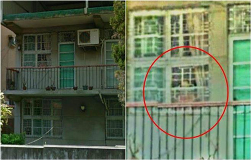 谷歌街景地圖拍到的靈異現(xiàn)象 沒人住的老房子里有個(gè)人影