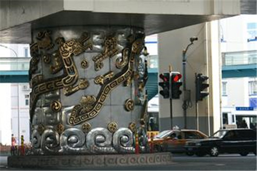 上海延安路高架橋龍柱事件的傳說和真相