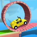 瘋狂汽車闖關3D