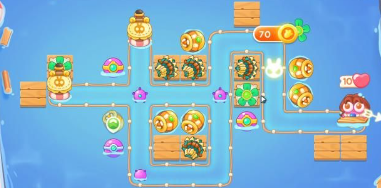 《保衛(wèi)蘿卜4》阿波尼克號第41關(guān)滿星通關(guān)攻略