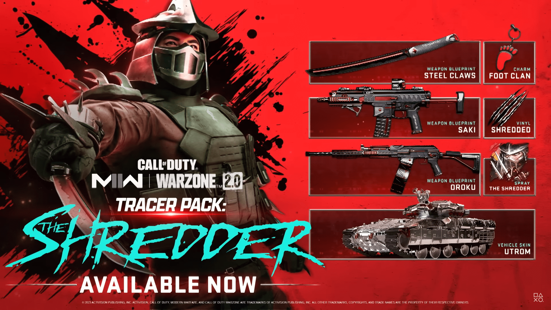 《COD19》新角色“忍者神龜”反派施萊德現(xiàn)已推出