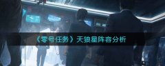 《零號任務(wù)》天狼星陣容分析