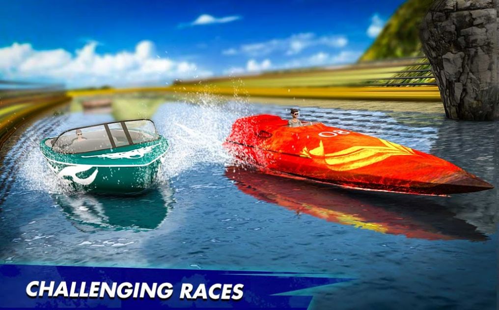 快艇水上賽車特技2020截圖1
