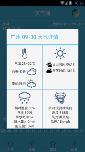Bibu天氣通手機(jī)版截圖2