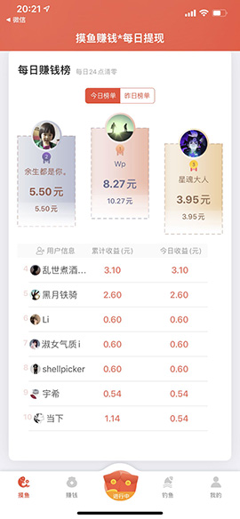 摸魚賺錢截圖2