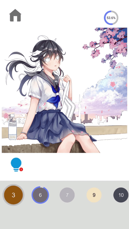 二次元涂色截圖3