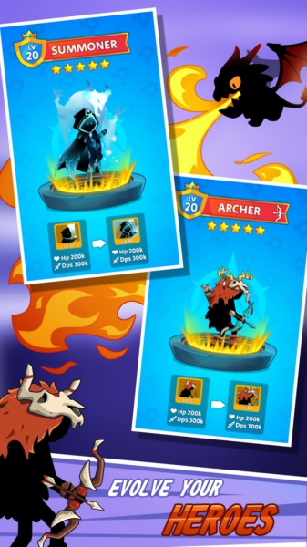 火柴人王國英雄游戲截圖1