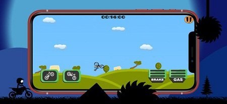 火柴人飆車下山截圖1